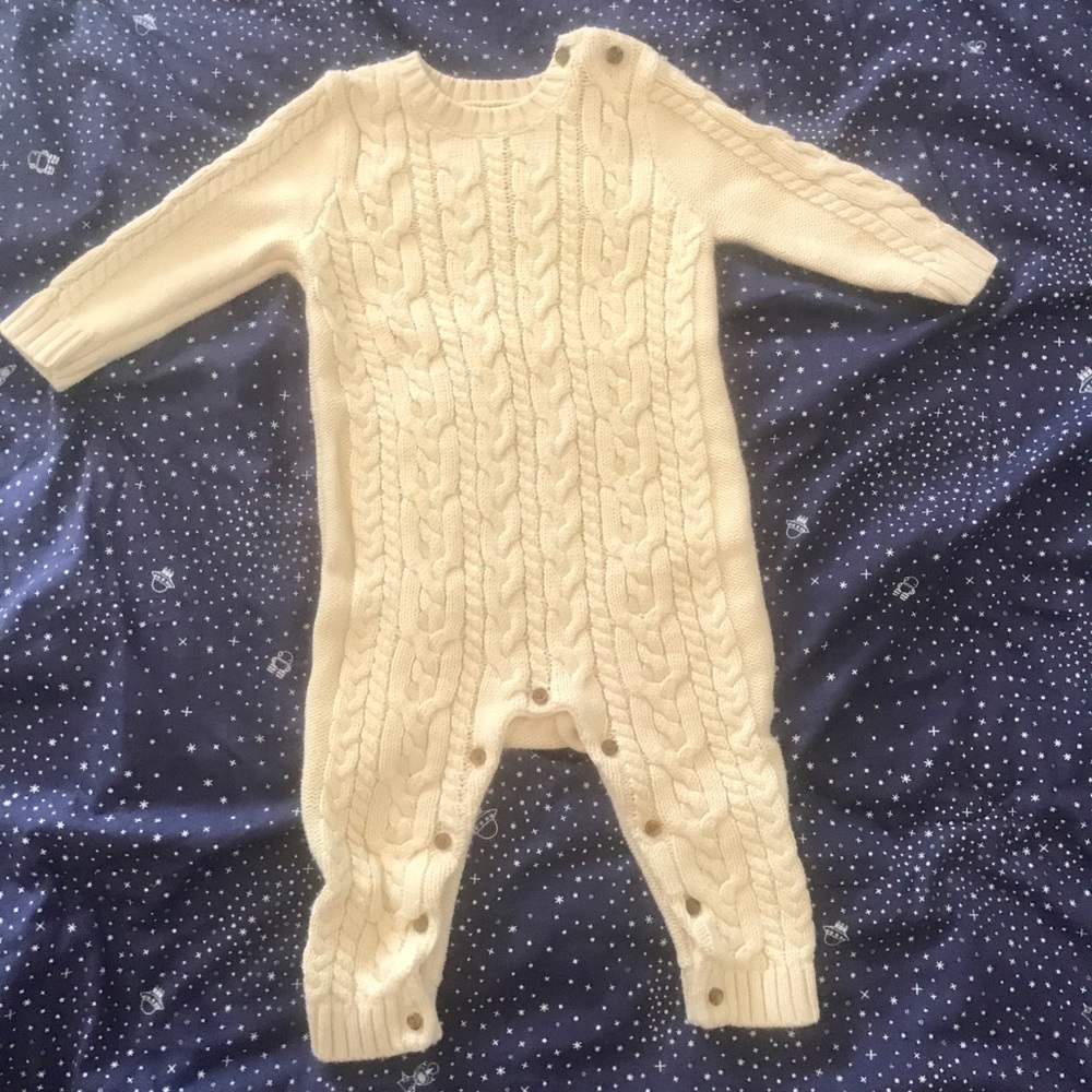 Cable Knit Romper
